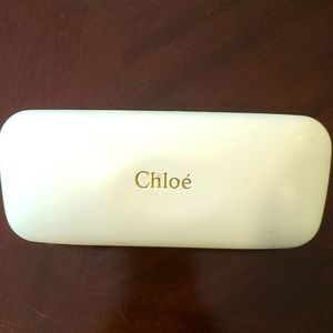 Chloe White Sunglasses Hard Case